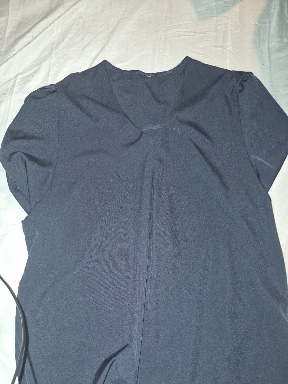 Navy blouse